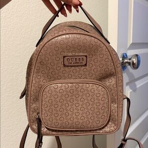 GUESS Brown Mini Backpack